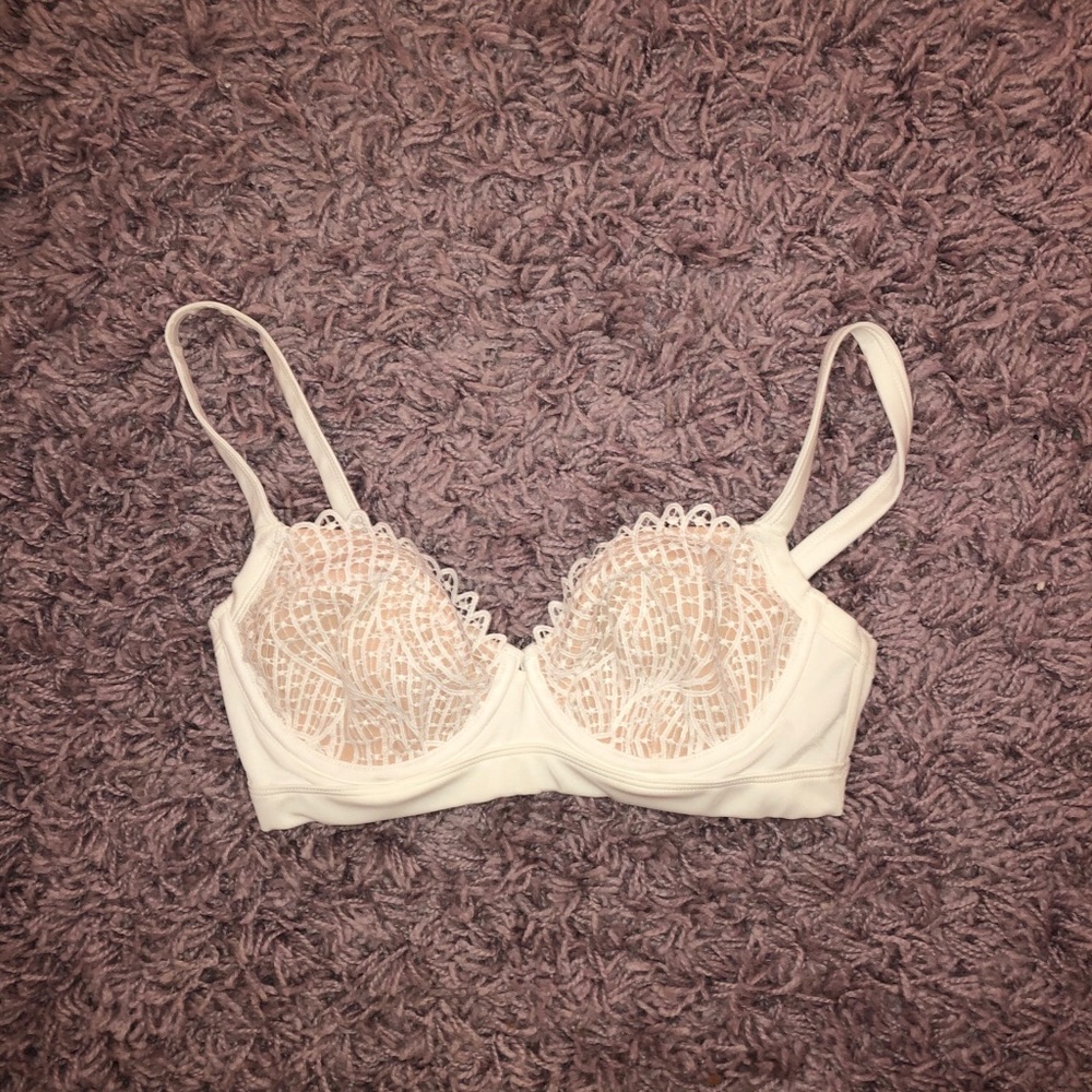 white bikini top